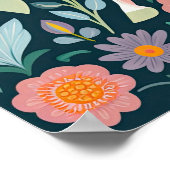 馬ポニーフローラ魔法のキッズルームポスター ポスター (角)