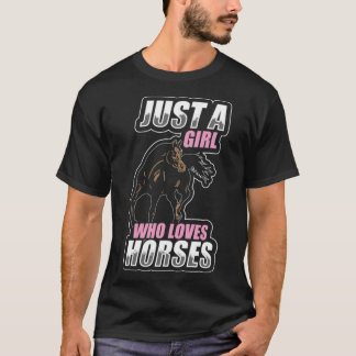 馬ポニーライダー馬ペネロペ Tシャツ