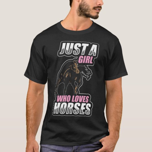 馬ポニーライダー馬ペネロペ Tシャツ (正面)