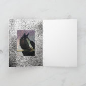 馬ポートレート写真動物交感証 カード (内部)