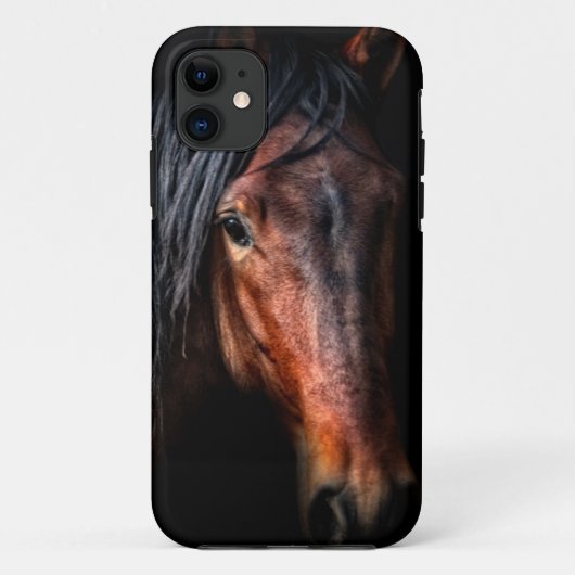 馬ポートレートVII Case-Mate iPhoneケース (裏面)