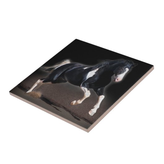 馬ポートレートVIII タイル (側面)