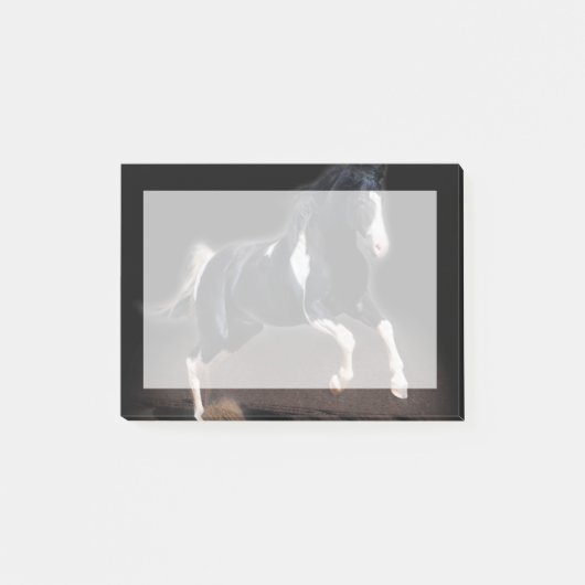 馬ポートレートVIII ポストイット (正面)