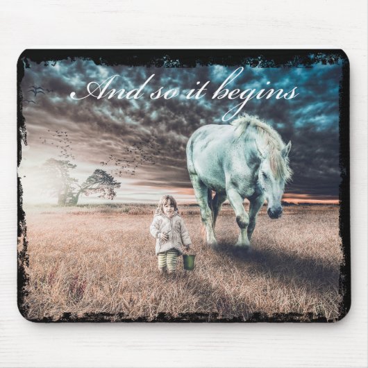 馬マウスパッド マウスパッド (正面)