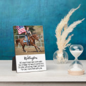 馬メモリアル記念悔やみや弔慰引用文馬損 フォトプラーク (側面)