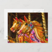 馬メリーの行商 ポストカード (正面/裏面)