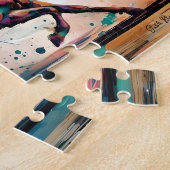 馬モダンのカウボーイ ジグソーパズル (側面)