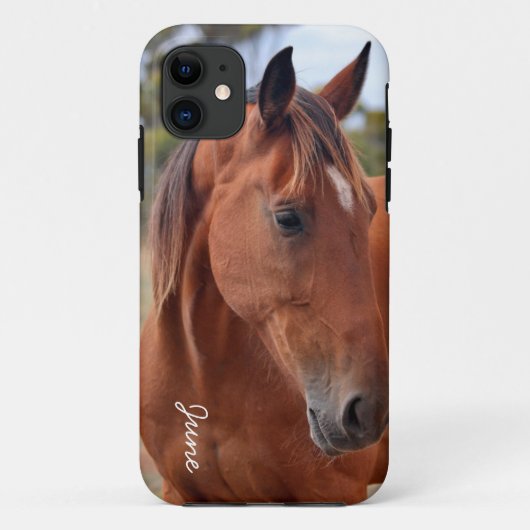 馬モノグラム Case-Mate iPhoneケース (裏面)