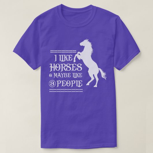 馬ライダーギフト馬 Tシャツ (デザイン正面)