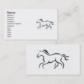馬ラインスケッチ 名刺 (正面/裏面)
