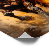 馬ランニングの火 ポスター (角)