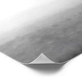 馬ランニングの白と黒の美しい風景 ポスター (角)