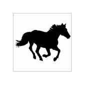 馬ランニングの紋章 ラバースタンプ (インプリント)
