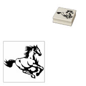 馬ランニングの紋章 ラバースタンプ (押印)