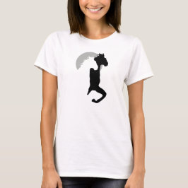 馬ランニングのTシャツ Tシャツ