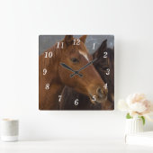 馬三つ連壁時計 スクエア壁時計 (ホーム)