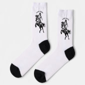馬上のカウボーイ 名前入り ソックス (左)