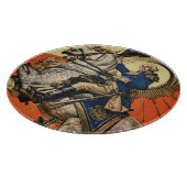 馬上のジョージ・ワシントン カッティングボード (角)