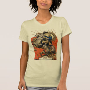 馬上のジョージ・ワシントン Tシャツ
