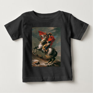 馬上のナポレオン、サン・ベルナール峠の戦い ベビーTシャツ