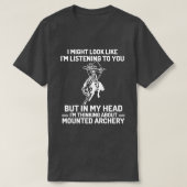 馬上の弓矢 Tシャツ (デザイン正面)