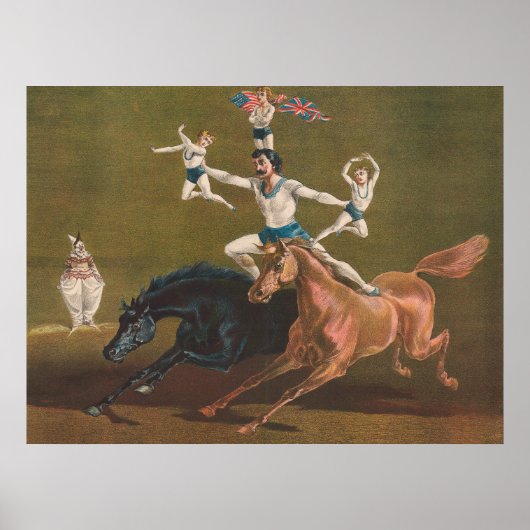 馬上の曲芸師。 ポスター (正面)