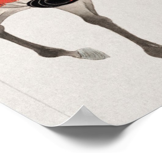 馬上の武士 ポスター (角)