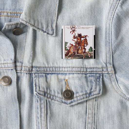 馬上の道化師 缶バッジ (インサイチュ)