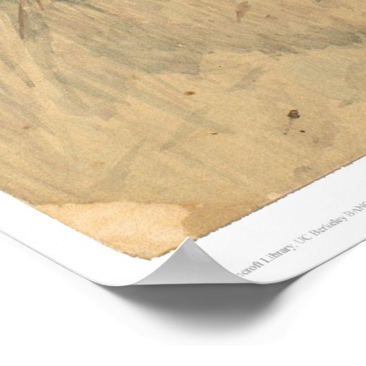 馬上の鉱夫(0692A) ポスター (角)