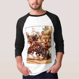 馬上槍試合の騎士Tシャツ Tシャツ