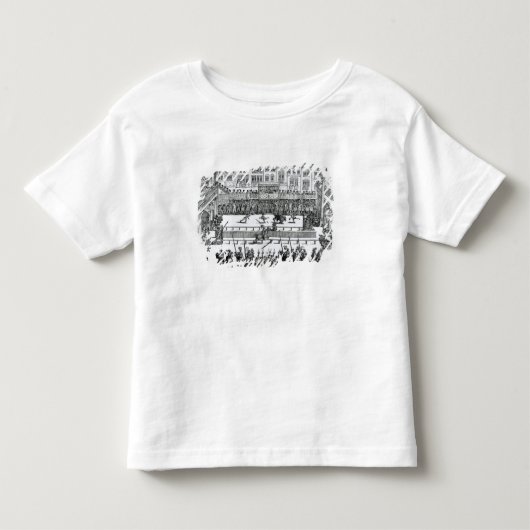 馬上槍試合場面 トドラーTシャツ (正面)