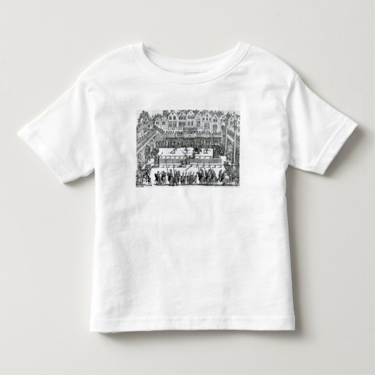 馬上槍試合場面 トドラーTシャツ (正面)