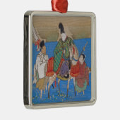 馬上渡河雄宮人（1839年） メタルオーナメント (右)