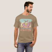 馬上馬術 バルティングライダー 馬術 Tシャツ (正面フル)