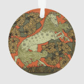 馬中世の芸術工芸品アールヌーボー オーナメント (裏面)