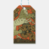 馬中世の芸術工芸品アールヌーボー ギフトタグ (正面)