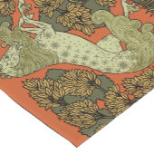 馬中世の芸術工芸品アールヌーボー ショートテーブルランナー (コーナー)