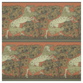 馬中世の芸術工芸品アールヌーボー ファブリック (見本)