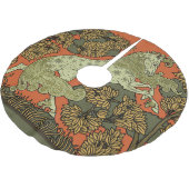 馬中世の芸術工芸品アールヌーボー ブラッシュドポリエステルツリースカート (アングル)