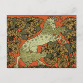 馬中世の芸術工芸品アールヌーボー ポストカード (正面)