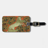 馬中世の芸術工芸品アールヌーボー ラゲッジタグ (正面横)