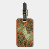 馬中世の芸術工芸品アールヌーボー ラゲッジタグ (正面縦)