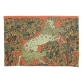 馬中世の芸術工芸品アールヌーボー 枕カバー (正面)