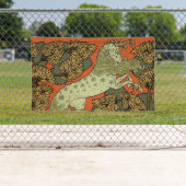 馬中世の芸術工芸品アールヌーボー 横断幕 (インサイチュ)