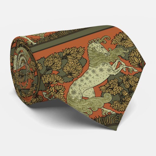 馬中世アーツクラフツ新しい ネクタイ (ロール)