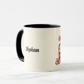 馬中国のの年カスタム年 マグカップ (正面左)