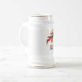 馬中国のの贈り物の年 ビールジョッキ (正面左)