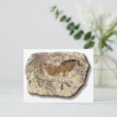 馬中国の石はがき ポストカード (スタンド正面)