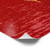 馬中国の〔占星術の〕十二宮図占星術星座 ポスター (コーナー)