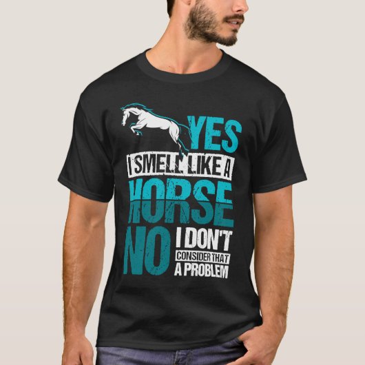馬主衣装 馬術 馬 14 Tシャツ (正面)